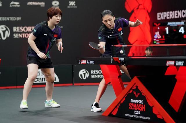 开云体育入口-陈熠/蒯曼实现逆转 赢新加坡大满贯女双首秀胜利